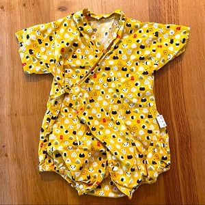 Sushi panda kimono romper